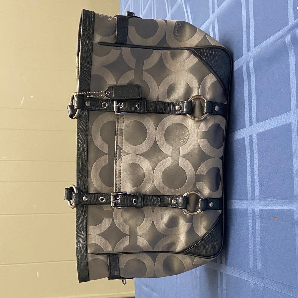 Coach Dark Gray Handbag